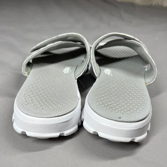 Skechers GOwalk 3 Fiji Slide Sandals Womens Size 10 Goga Mat Footbed Comfort - Picture 7 of 8